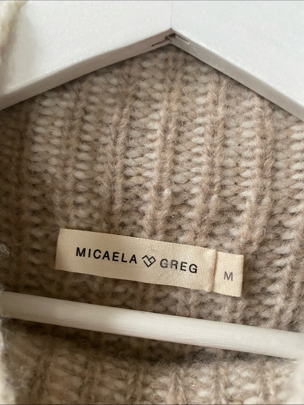 Micaela Greg Ines Apaca Sweater Medium - Picture 6 of 6